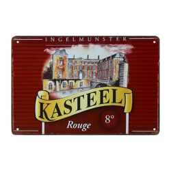 plaque métal kasteel
