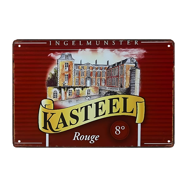 plaque-metal-kasteel plaque métal kasteel