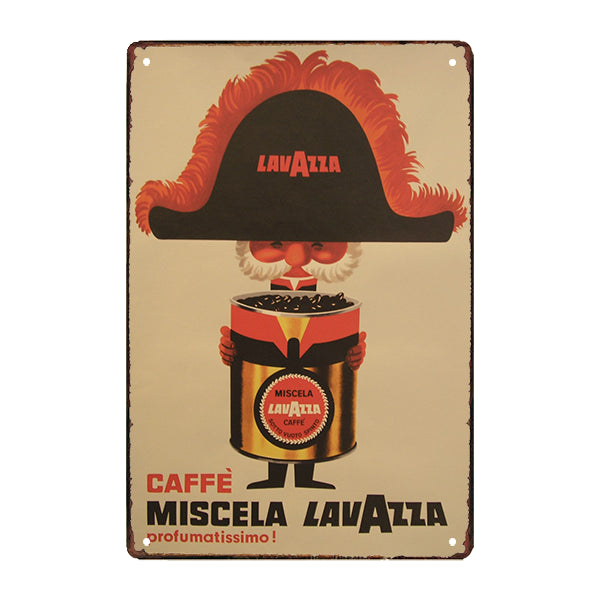 plaque-metal-lavazza plaque métal Lavazza