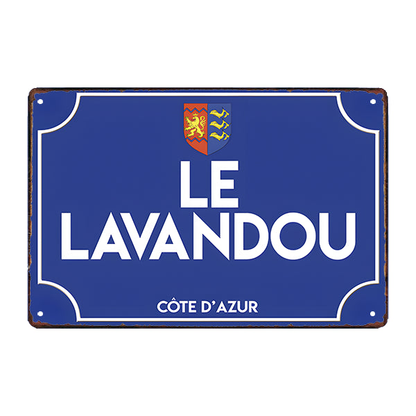 plaque-metal-le-lavandou plaque métal le lavandou