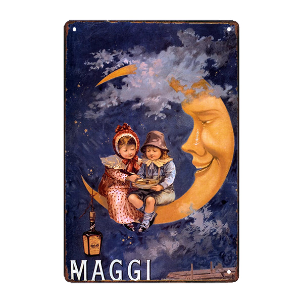 plaque-metal-maggi-lune plaque métal maggi lune