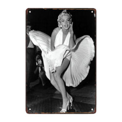 plaque métal Marilyn Monroe