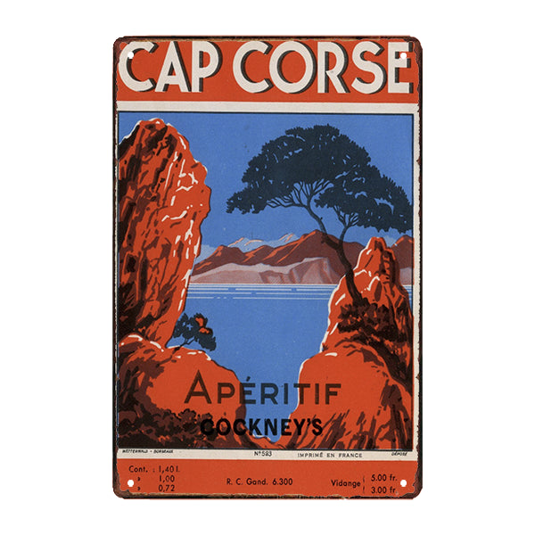plaque-metal-mattei-cap-corse plaque métal Mattei cap corse