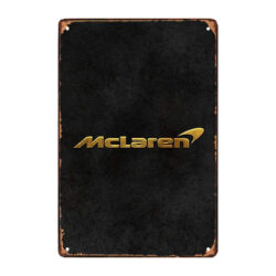 plaque métal McLaren