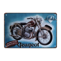 plaque métal moto ancienne