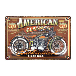 plaque métal moto course