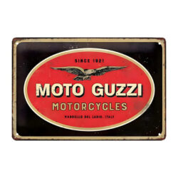 plaque métal moto guzzi