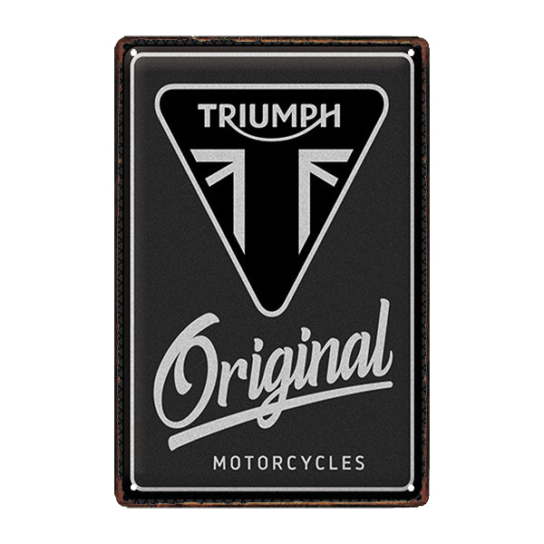 plaque-metal-moto-triumph plaque métal moto Triumph