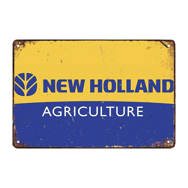 plaque-metal-new-holland plaque métal new holland