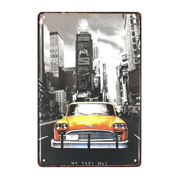 plaque-metal-new-york-deco plaque métal New-York déco