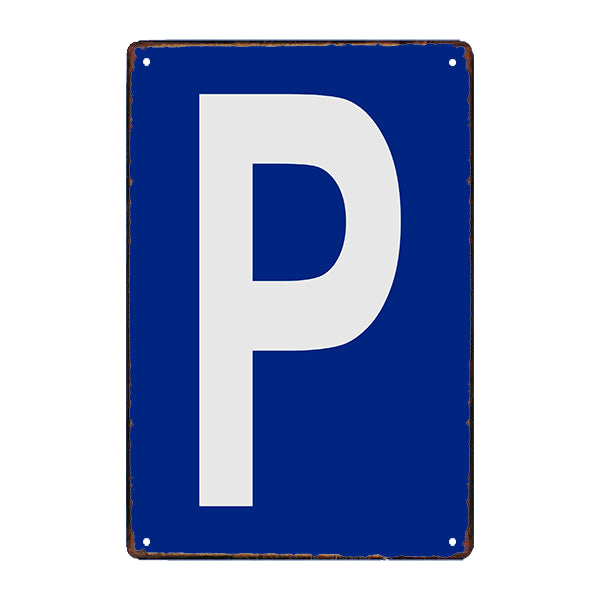 plaque-metal-parking plaque métal parking