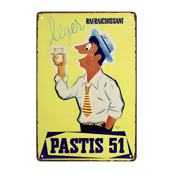 plaque-metal-pastis plaque métal pastis