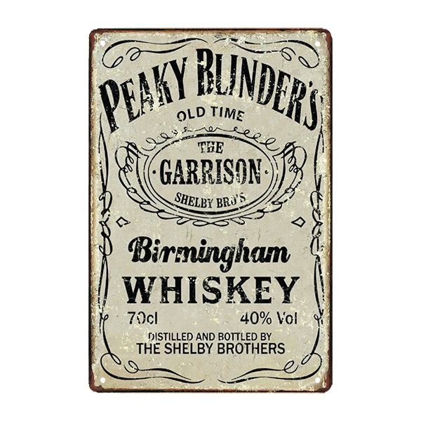 plaque-metal-peaky-blinders plaque métal peaky blinders