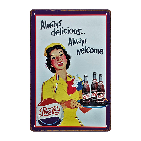 plaque-metal-pepsi plaque métal pepsi