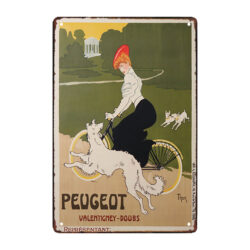plaque métal peugeot valentigney