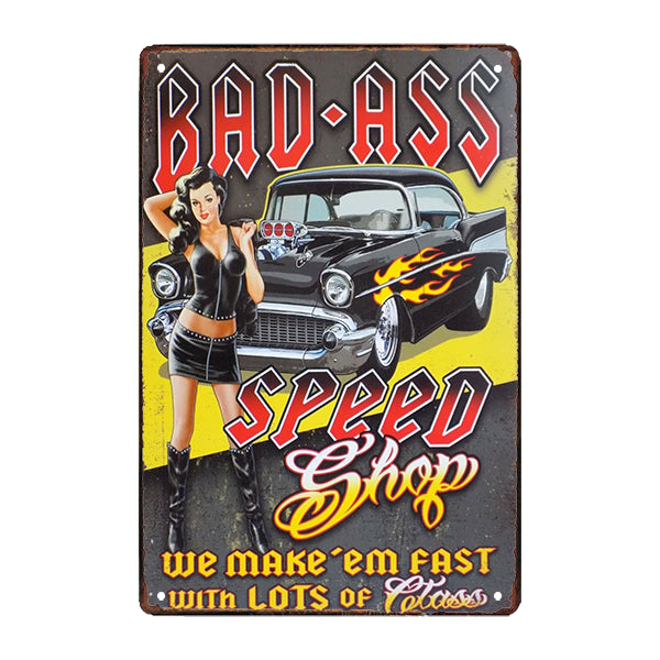 plaque-metal-pinup plaque métal pinup