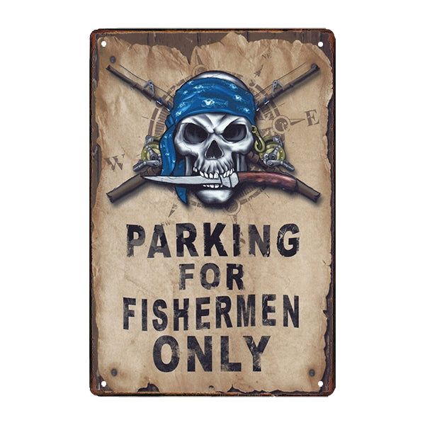 plaque-metal-pirate-dive plaque métal pirate dive