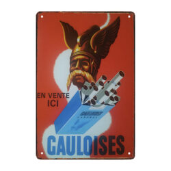 plaque métal pub cigarette