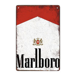 plaque métal publicitaire cigarette