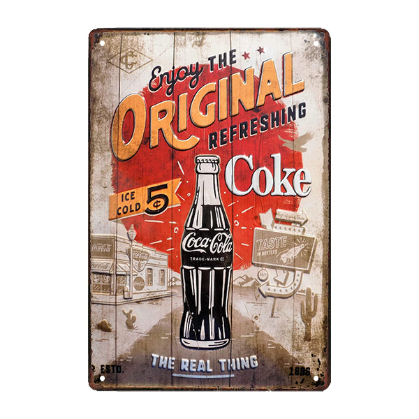 plaque-metal-publicitaire-coca-cola plaque métal publicitaire coca cola