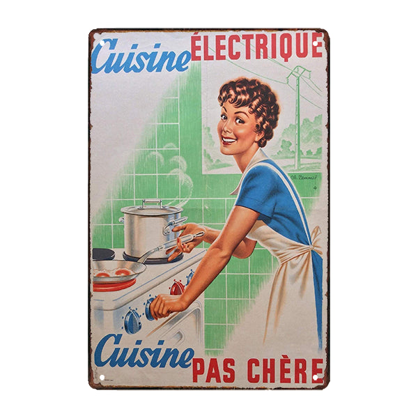 plaque-metal-publicitaire-cuisine plaque métal publicitaire cuisine