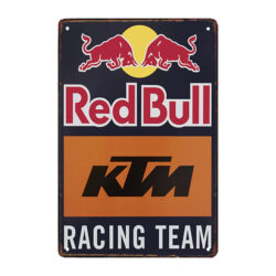 plaque métal redbull
