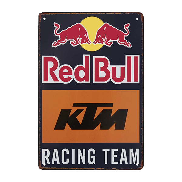 plaque-metal-redbull plaque métal redbull