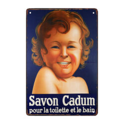 plaque métal soap cadum