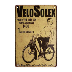 plaque métal solex