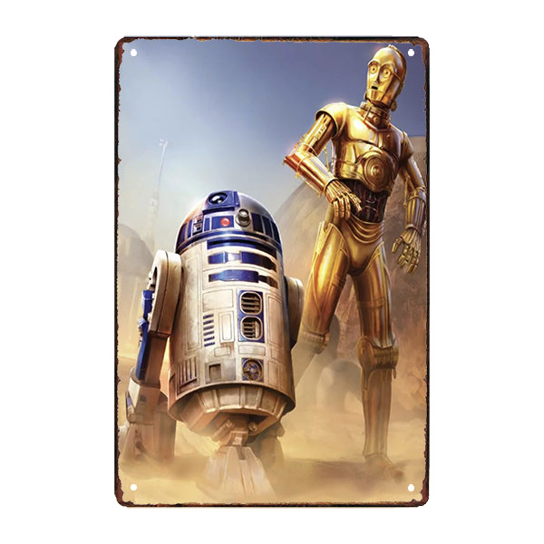 plaque-metal-star-wars plaque métal star wars