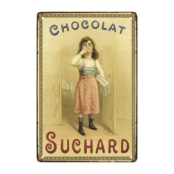 plaque métal suchard