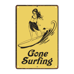 plaque métal surf