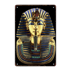 plaque métal toutankhamon