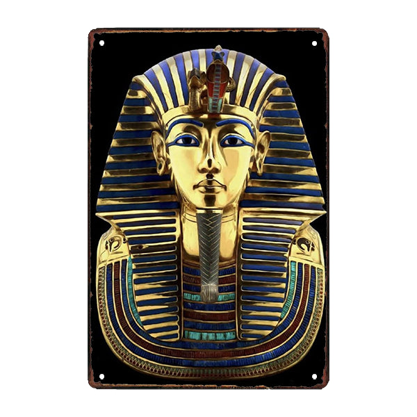 plaque-metal-toutankhamon plaque métal toutankhamon